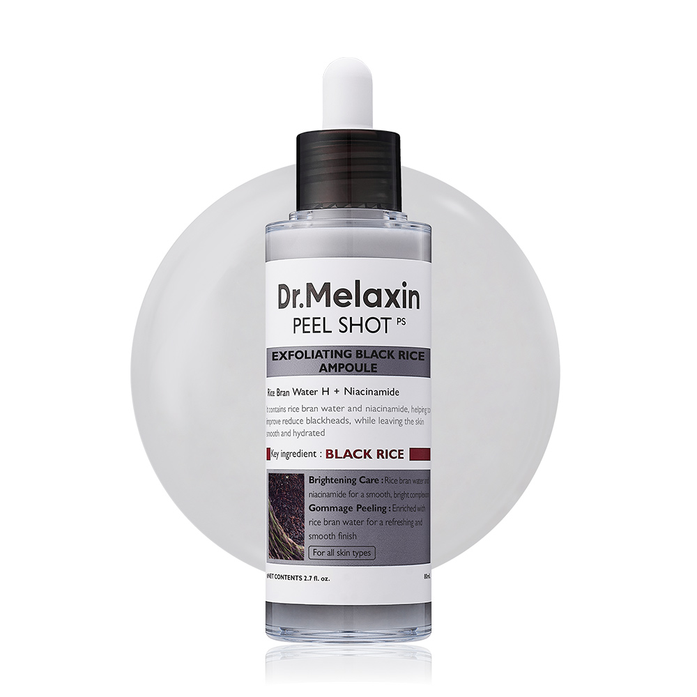 پیلینگ شات برنج سیاه دکتر ملاکسین Dr.Melaxin Peel Shot Glow Black Rice Peeling