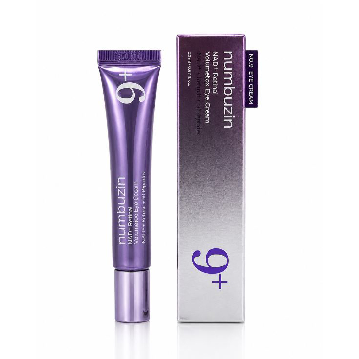 دور چشم ضد چروک و لیفتینگ نامبوزین Numbuzin NAD+Retinol Volumetox Eye Cream شماره 9 حجم 20 میل