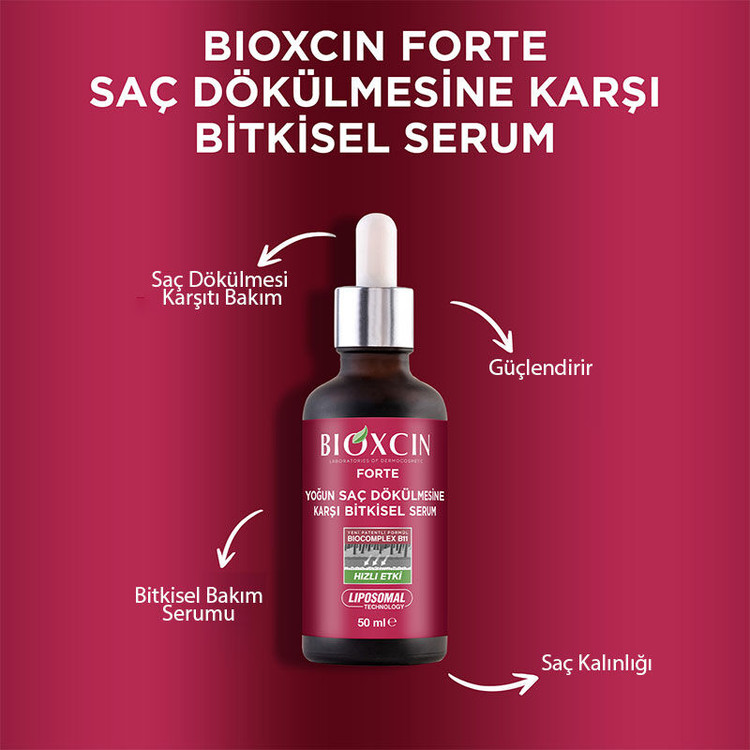 پک شامپو و سرم ضد ریزش و مکمل مو بیوکسین فورت (Bioxcin Forte)