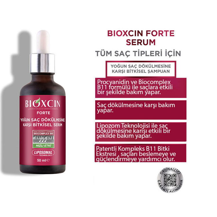 پک شامپو و سرم ضد ریزش و مکمل مو بیوکسین فورت (Bioxcin Forte)