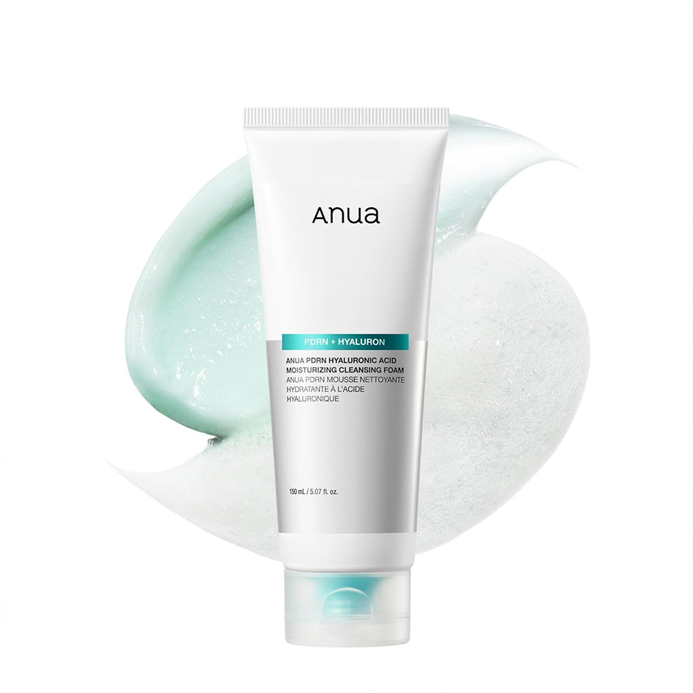فوم شوينده ملايم PDRN و هيالورونيک اسيد آنوا Anua Pdrn Hyaluronic Acid Moisturizing Cleansing Foam