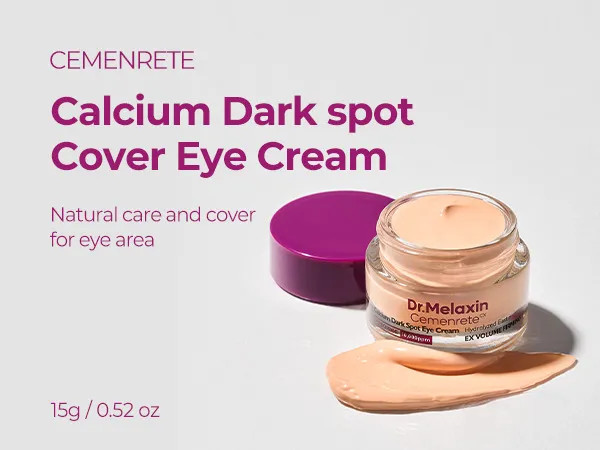 کرم کلسیوم روشن کننده و اصلاح رنگ دور چشم دکتر ملاکسین Dr Melaxin Cemenrete Calcium Dark Spot Eye Cream